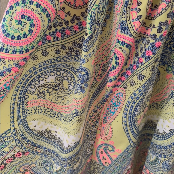 Poema Romper Paisley Print Bright Colors SIZE L - Picture 5 of 12